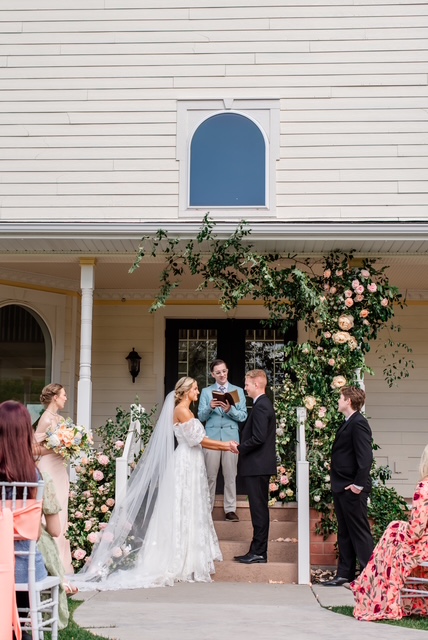 Couple getting married